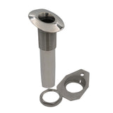 C.E. Smith Screwless Flush Mount Rod Holder - 15 Degree - Black Liner - No Logo [53677]