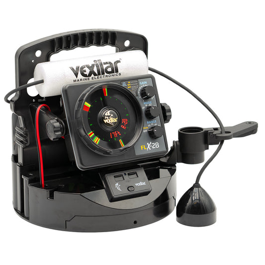 Vexilar FLX-28 Pro Pack Elite Fishing System w/Pro View Ice-Ducer  Vexilar Lithium Battery [PPEL28PV]