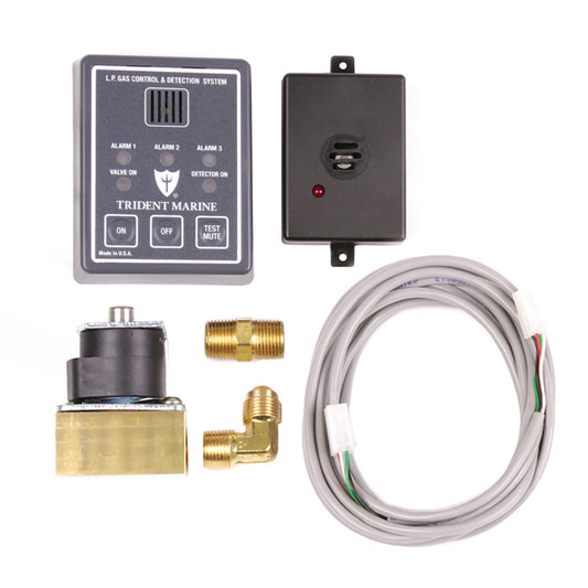 Trident Marine 12V Low-Pressure 3/8" Solenoid Kit w/Control Panel [1300-7761-KIT]