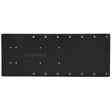 Sea Brackets 20" Straight Trolling Motor Plate - Black [SEA2325-BLK]