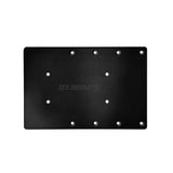 Sea Brackets 12" Straight Trolling Motor Plate f/Garmin Force Kraken - Black [SEA2313-BLK]