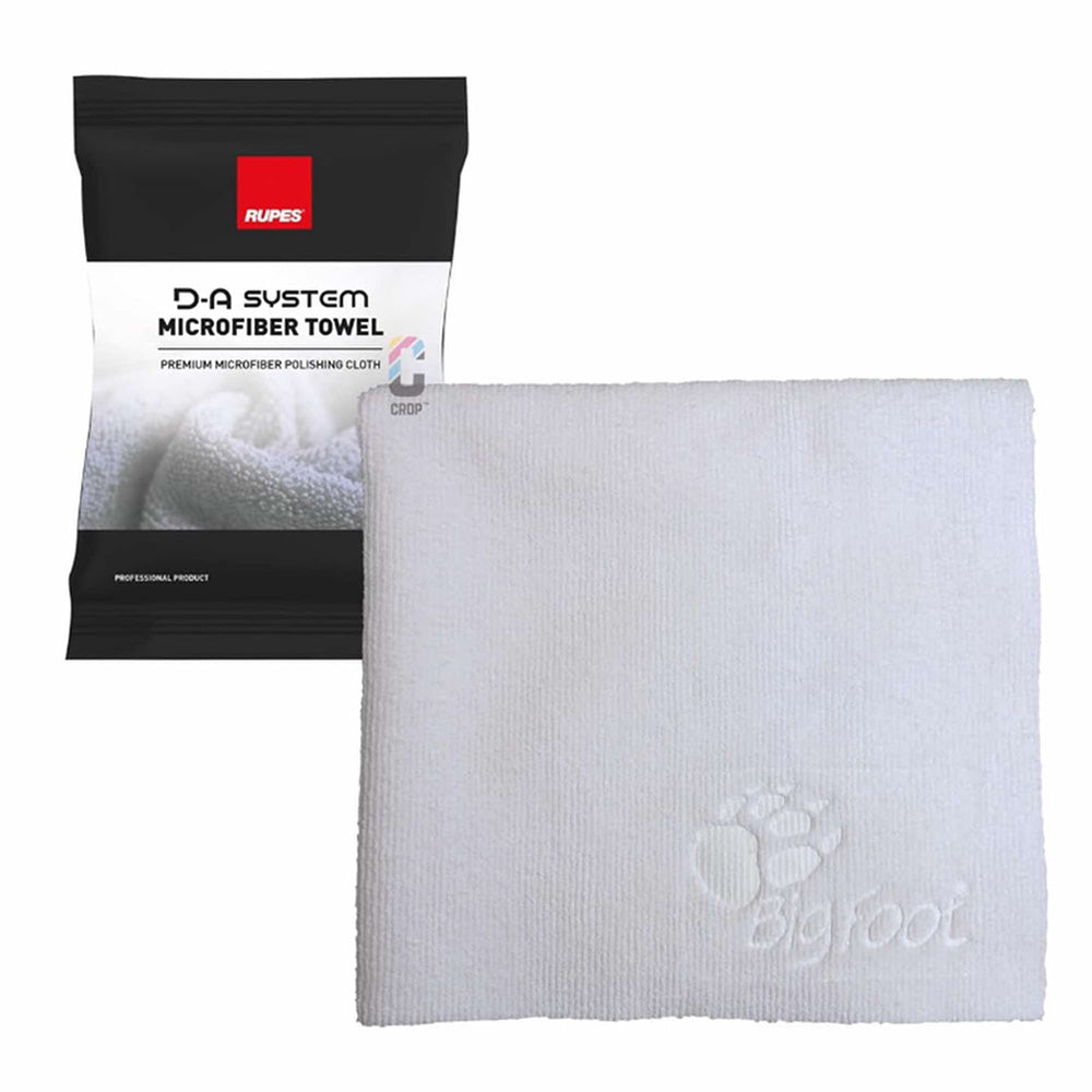 RUPES D-A System Microfiber Towel 16x16 - White [9.BF9070]