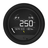 Veratron VL Digital 85 w/Triangular Black Bezel [B00205801]