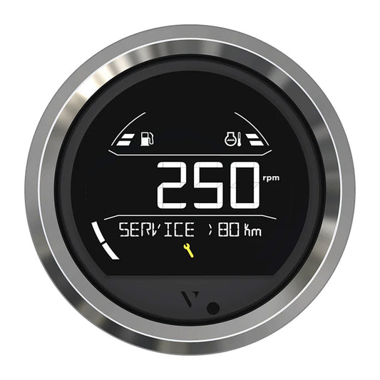 Veratron VL Digital 85 w/Triangular Chrome Bezel [B00205803]