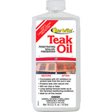 Star brite Teak Oil - Long Lasting, Penetrating, Sealer,  Preserver w/UV Inhibitors - 16 oz [81616]