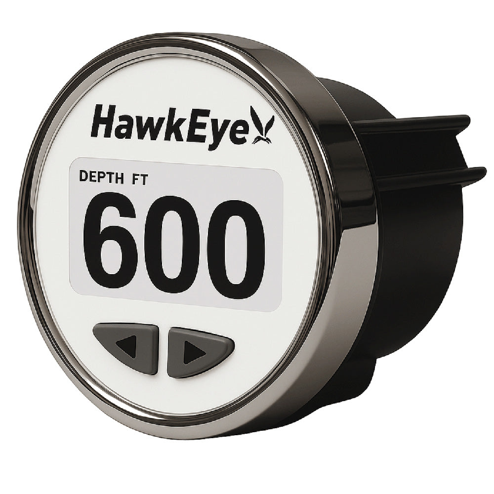 HawkEye DepthTrax Edge In-Dash Depth Finder - HD Color Display - 600' Max Depth - TM Transducer [DT3BX-TM]