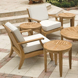 Westminster Teak - Laguna Teak Lounge Chair Optional Colors Available - 12152DP
