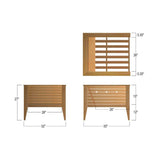 Westminster Teak - Craftsman Teak Lounge Chair Lifetime Warranty - 12160DP
