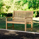Westminster Teak - 4 ft Veranda Teak Bench Also Available in 5 ft & 6 ft Lengths - 13218