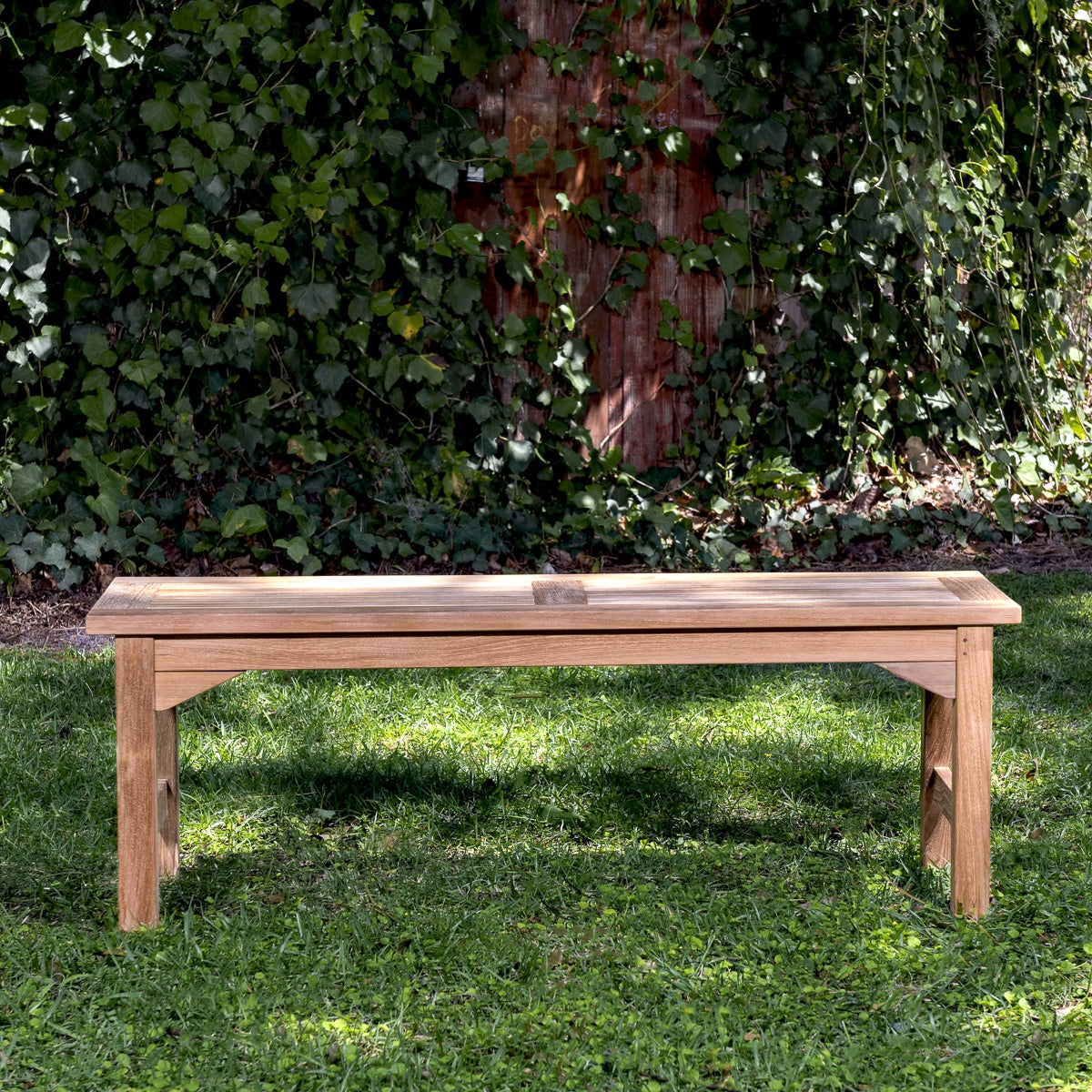 Westminster Teak - 4 ft Veranda Teak Backless Bench Perfect for Spa or Garden - 13940