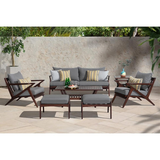 RST Brands - Vaughn™ 7 Piece Sunbrella® Outdoor Sofa & Club Chair Set | OP-AWSS7-VGHN