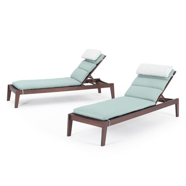 RST Brands - Vaughn™ Set of 2 Sunbrella® Outdoor Chaise Lounges | OP-AWLS2-VGHN