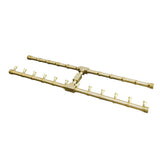 Firegear - 80" x 6.75" Brass Burner Kit - FG-PSBR-H80-NGK