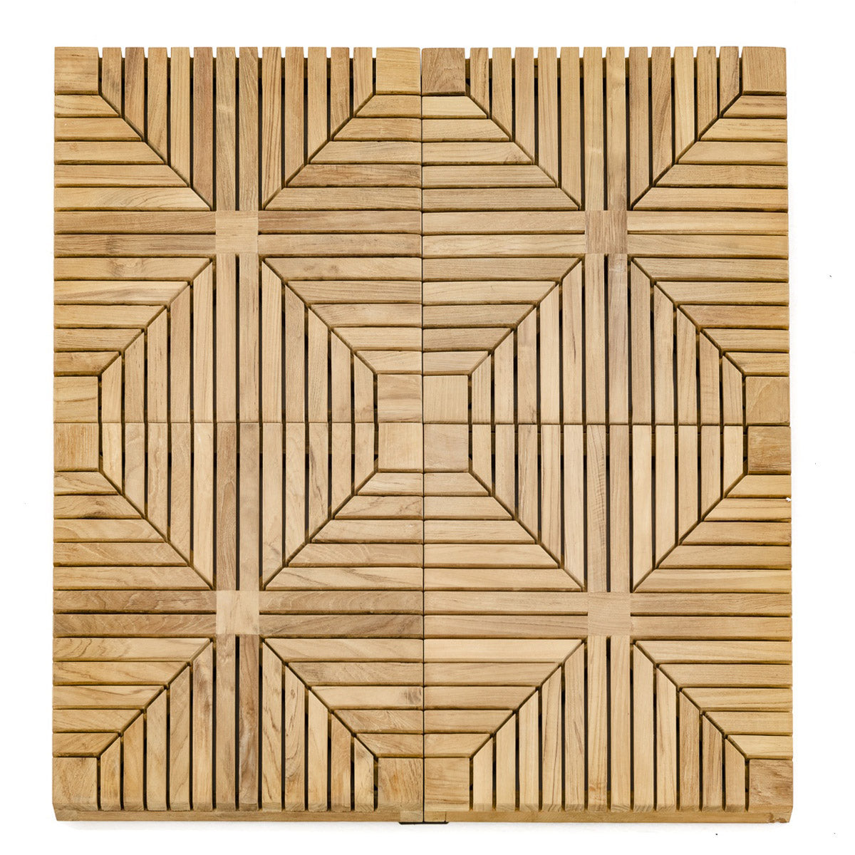 Westminster Teak - Diamond Tiles (18" x 18" per tile) Single Carton, 4 Tiles, 9 SqFt - 18408P