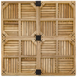 Westminster Teak - 1 Carton of Parquet Tiles  (19" x 19" per tile) 10.75 SqFt - 18411