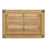 Westminster Teak - Teak Shower Bench with Shelf 24 x 16 x 17 - 18627