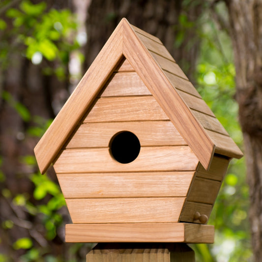 Westminster Teak - Teak Bird House Crafted to Last 100 Years - 19003