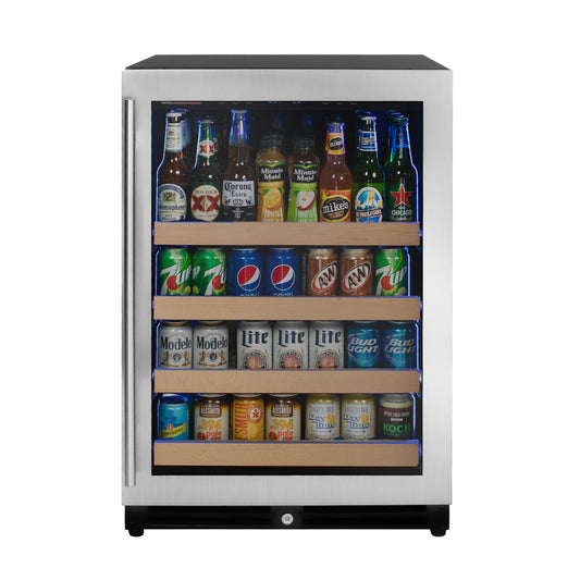 Allavino - 24" Wide Reserva Series Stainless Steel Right Hinge Beverage Center