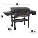 Blackstone - 28" - Original Omnivore Griddle with Hood