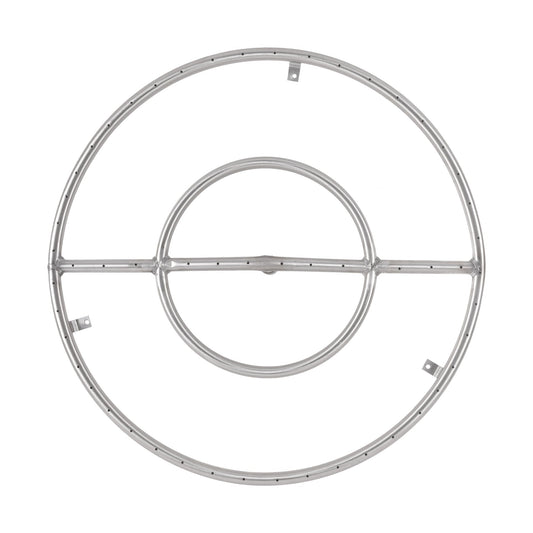 The Outdoor Plus - 18" Round Stainless Steel Burner - OPT-160