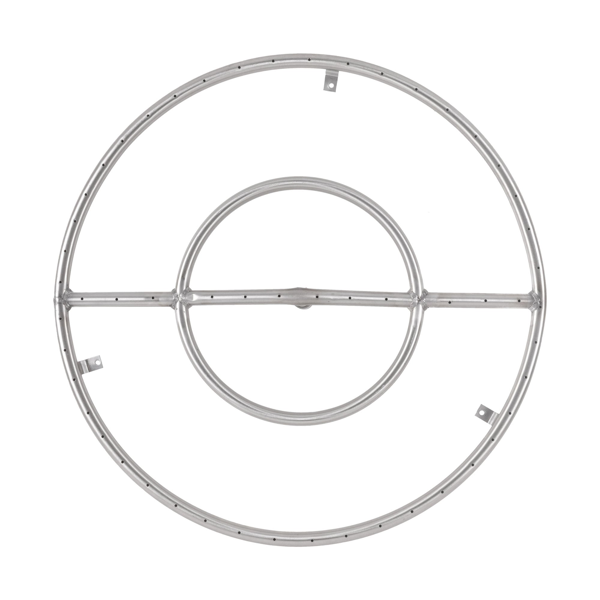 The Outdoor Plus - 8" Round Stainless Steel Burner - OPT-158-8