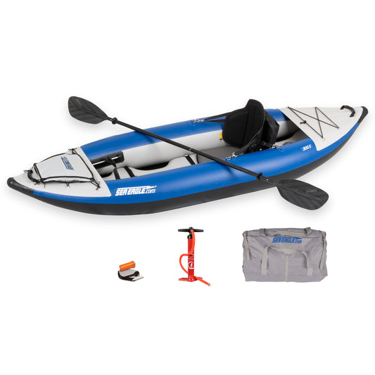 Sea Eagle - 300X 1 Pro Person 9'10" White/Blue Inflatable Explorer Kayak ( 300XK_P )