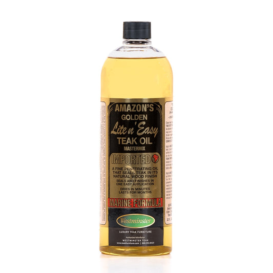 Westminster Teak - Amazon  Lite N Easy Teak Oil (32oz bottle) Restores Natural Oils - 30121