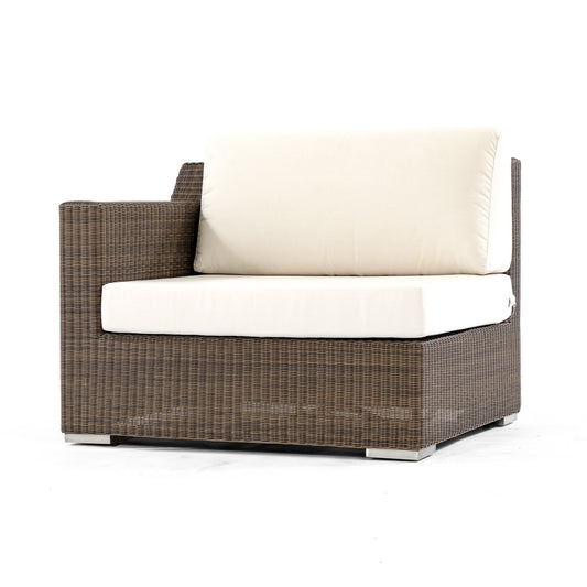 Westminster Teak - Malaga Right Side Sectional All Weather Wicker & Sunbrella Fabric - 31005DP