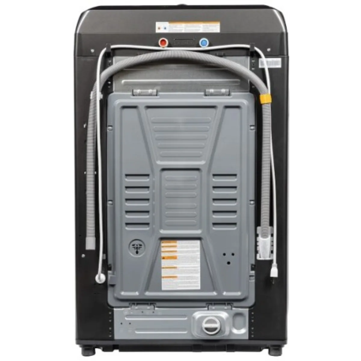 Midea - 4.1 CF Top Load Washer, Agitator, Stainless Tub - MLTW41A1BMG