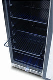 RCS - 15" Refrigerator with Glass Window, Lockable Door, Internal blue LED Lighting | REFR5