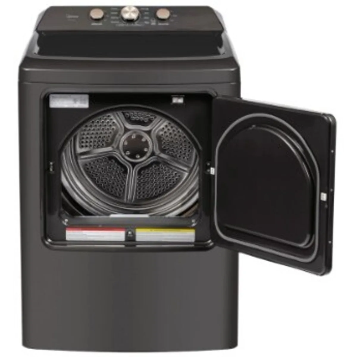 Midea - 7.0 CF Electric Dryer, Sensor Dry - MLTE41N1BMG