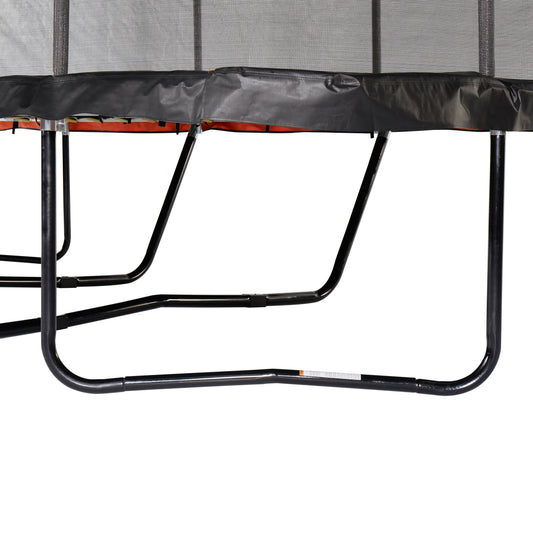 JumpKing - 10’x18’ Rectangular Trampoline with 2 Basketball Hoops - JKRC1018V3