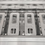 Coyote - CL-Series 42-in 5-Burner Built-In Natural Gas Grill w/ Lift-Assist Hood & Safety Valve - C3CL42NG