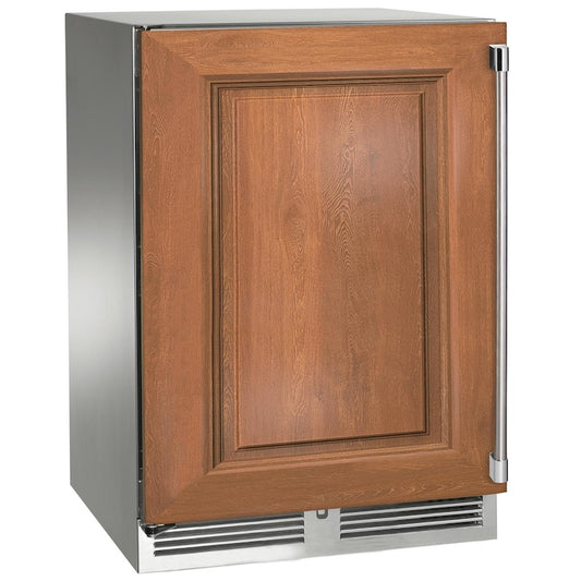 Perlick - Signature Series Shallow Depth 18" Depth Marine Grade Wine Reserve with fully integrated panel-ready solid door, with lock - HH24WM