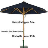 Westminster Teak - 17540F Replacement Umbrella Pole Brass Union - 40009