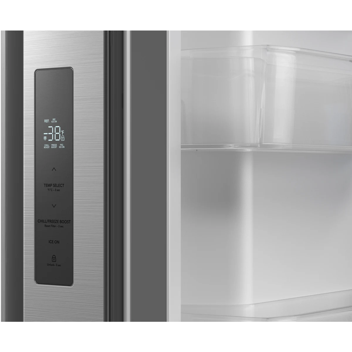 Sharp - 28.9 CF French Door, Dispenser - SJF2955KS