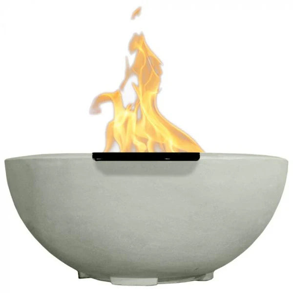 Prism Hardscapes - 29" Moderno 2 Round Concrete Gas Fire & Water Bowl NG/LP w/PH Igniter