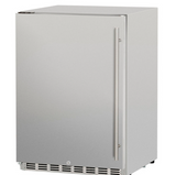 TruFlame - 24" 5.3C Deluxe Outdoor Rated Fridge Left to Right Opening | TF-RFR-24D