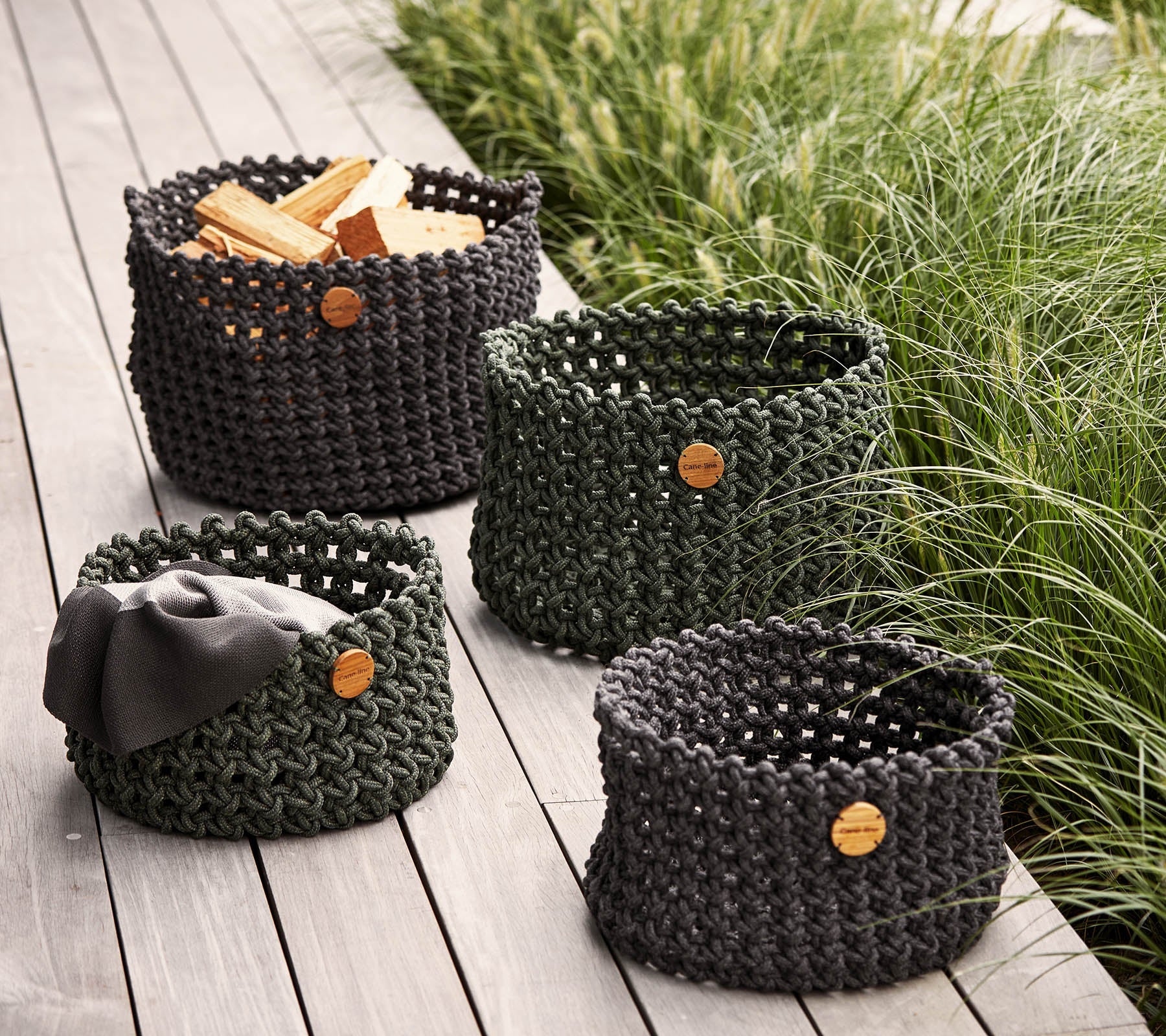 Cane-line - Soft Rope basket large, dia. 50 cm - 5136RODX