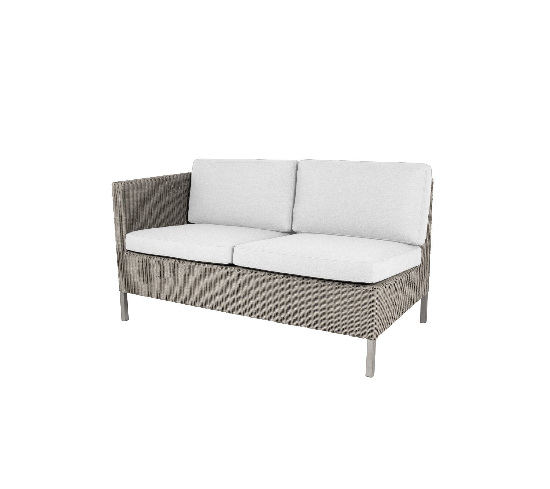 Cane-Line - Connect Dining lounge 2 pers. sofa right module