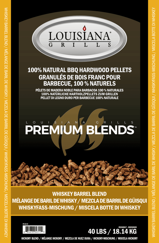 Louisiana Grills 40 Lb. Whiskey Barrel Blend Hardwood Pellets