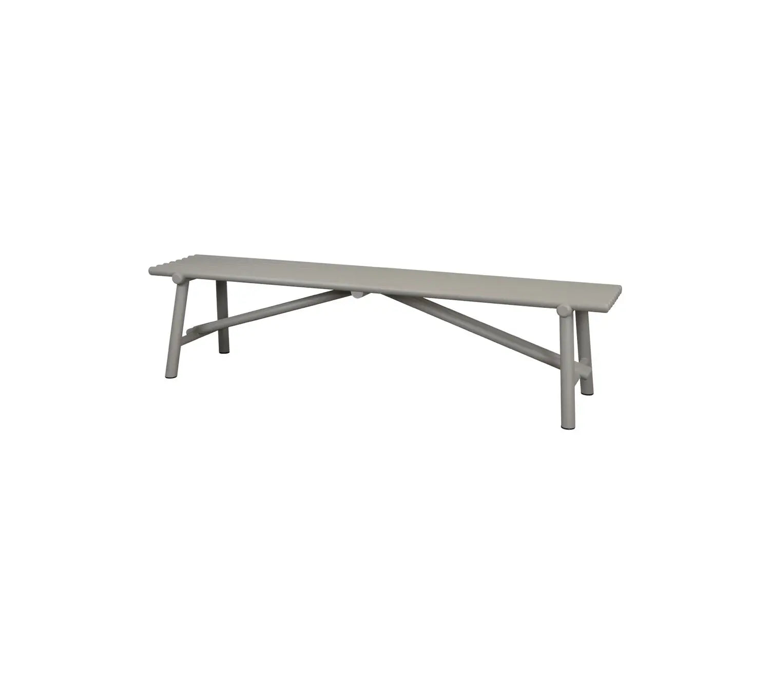 Cane-Line - Sticks bench Lava gray, aluminum