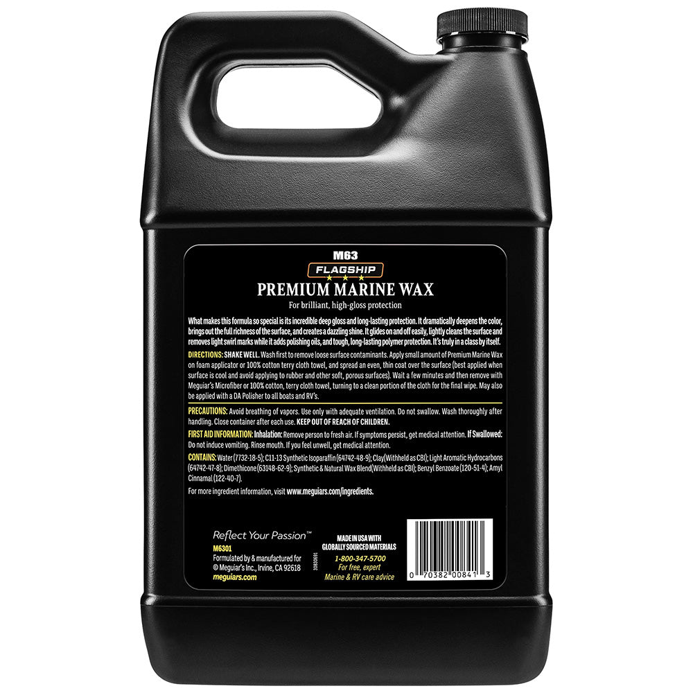 Meguiar's Flagship Premium Marine Wax - 1 Gallon [M6301]