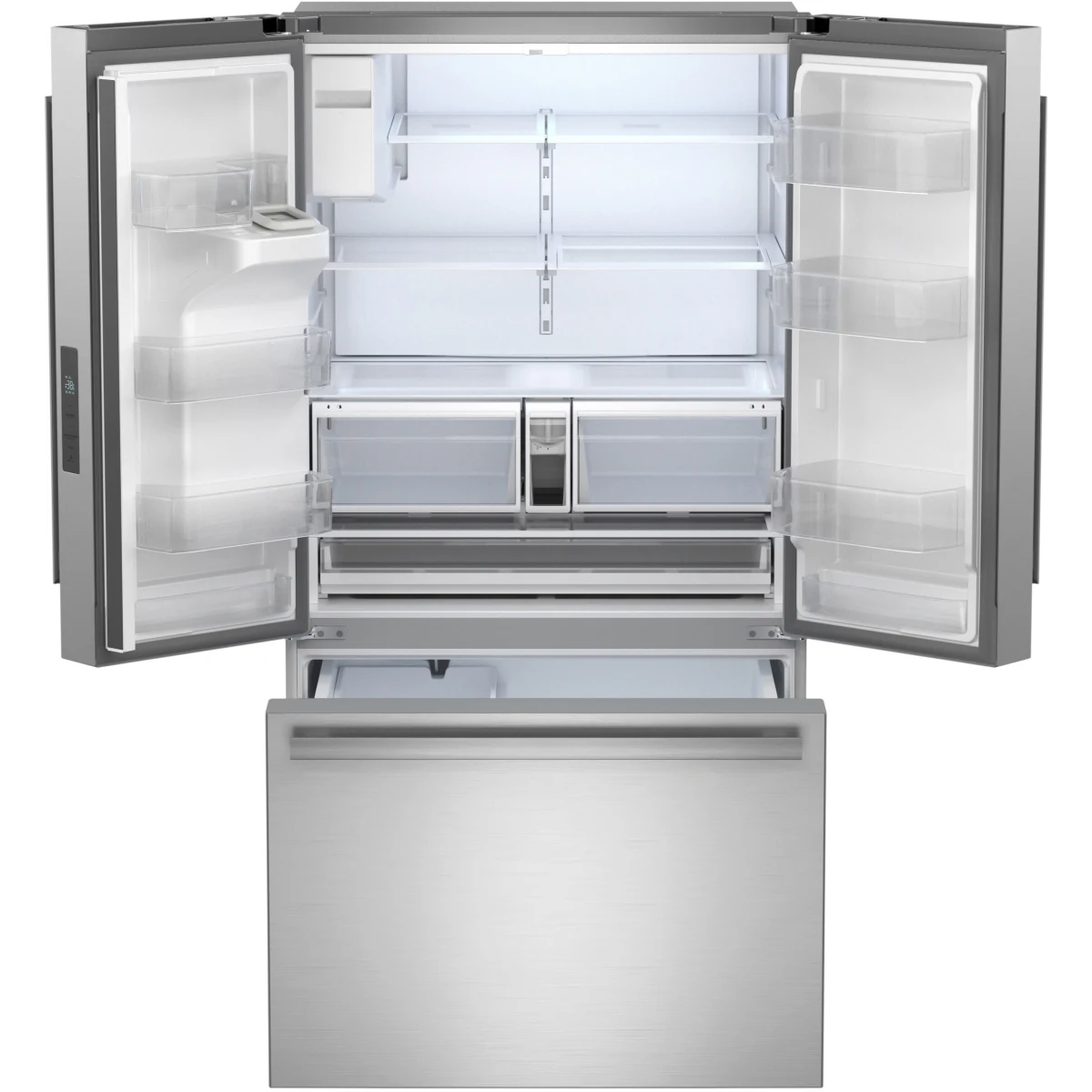 Sharp - 28.9 CF French Door, Dispenser - SJF2955KS