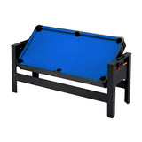 Fat Cat - 6' - 3-in-1 Flip Multi-Game Table - Blue Top - 64-1051