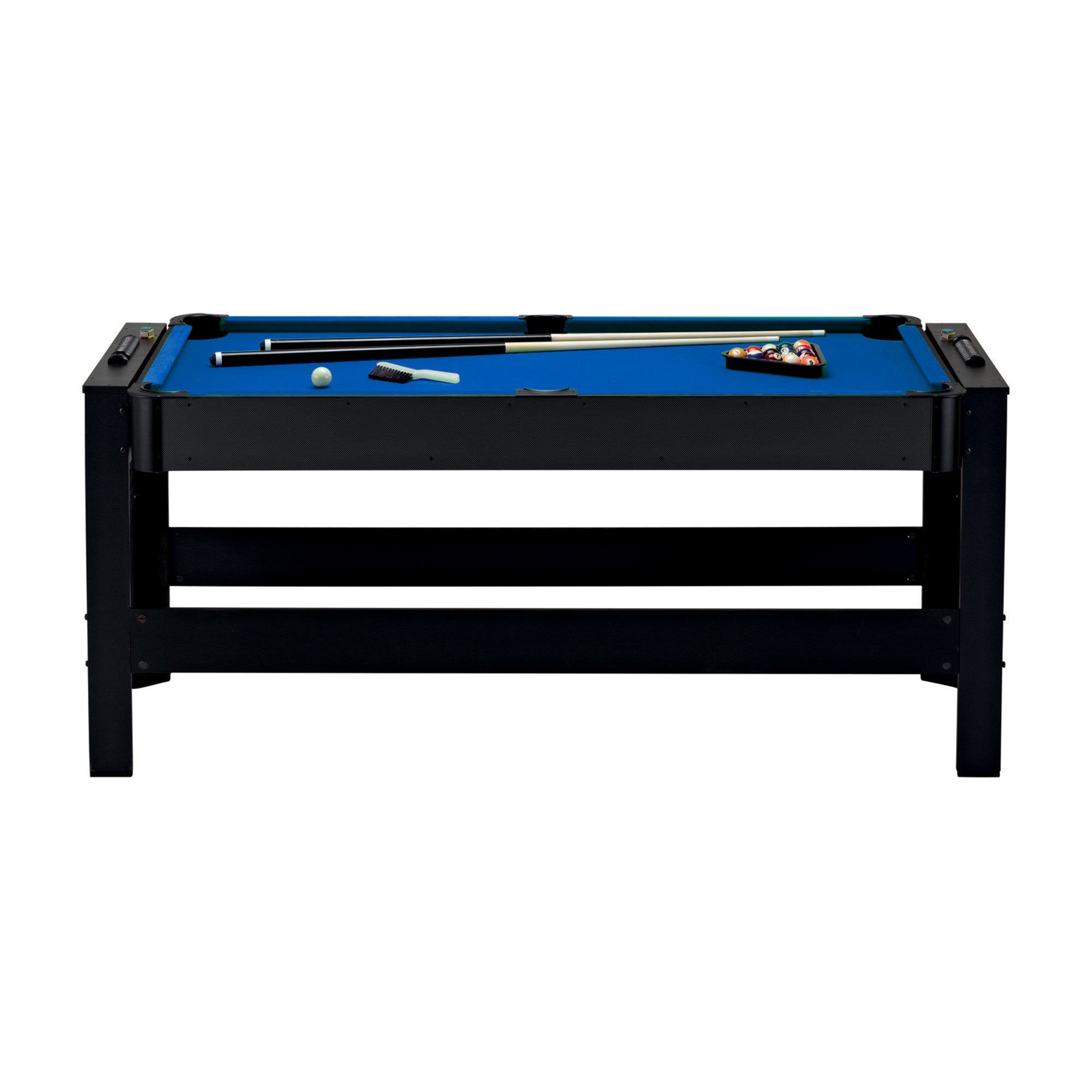 Fat Cat - 6' - 3-in-1 Flip Multi-Game Table - Blue Top - 64-1051