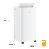Whirlpool - DOE (115-Volt) White Vented Portable Air Conditioner with Heater with Remote Cools 700-sq ft