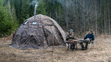 All-Season Premium Outfitter Tent with Stove Jack "UP-5". Comfort for 3-6 People.