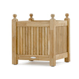 Westminster Teak - Double Planter Bench Set 3 PLANTERS & 2 SEAT PANELS - 70071