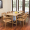 Westminster Teak - Horizon 9 Piece Teak Dining Set Rectangular 90" Extendable Table - 70220